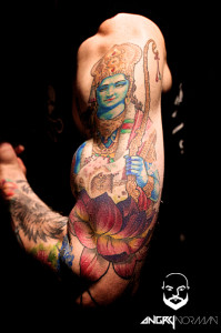 Tattoo auf dem linken Oberarm von Robert (Foto by AngryNorman)