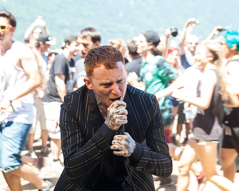 Frank Carter & The Rattlesnakes auf dem Greenfield Festival 2017 (Foto: Angry Norman - Concert Photography)