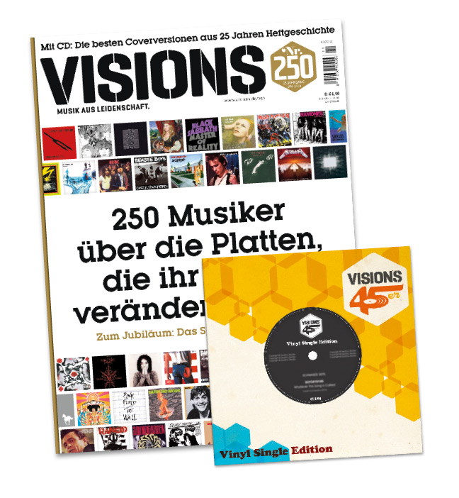 VISIONS-Jubiläumsausgabe plus limitierte Vinyl-Beilage